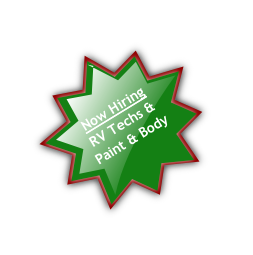 Now Hiring
RV Techs &
Paint & Body